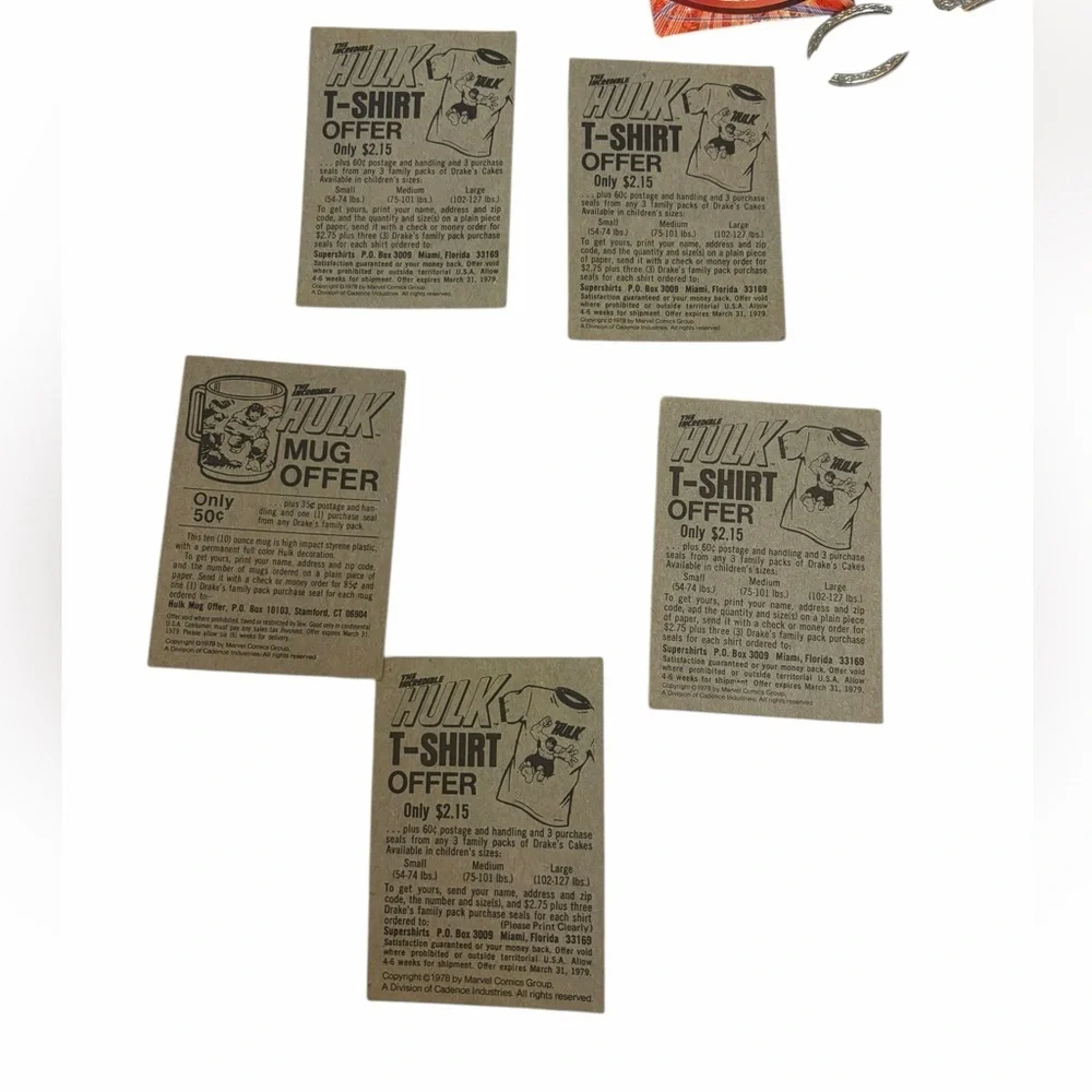 Vintage Marvel Incredible Hulk Trading Cards Bundle | Classic Comic lot